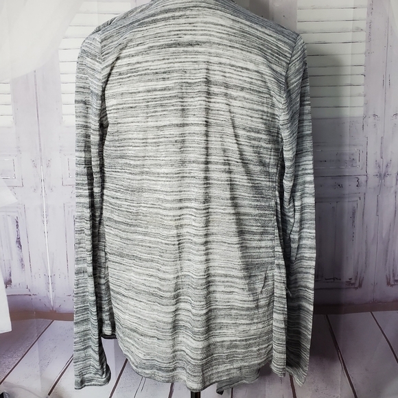 Renee C. Size S gray womens cardigan sweater top - Picture 12 of 14